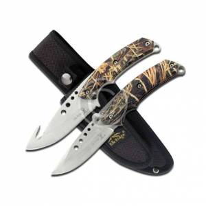 Tactical Hunting Survival Knife Skinner Gut Hook Fixed Blade